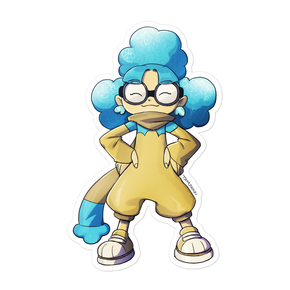 515. Panpour Gijinka Sticker