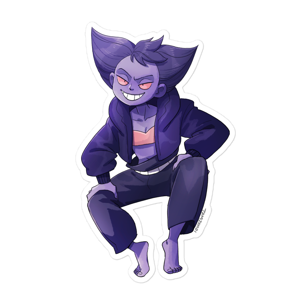 094. Gengar Gijinka Sticker