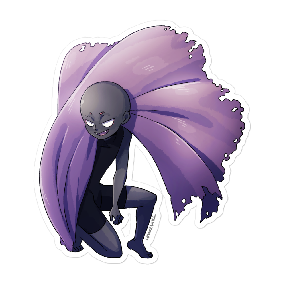 092. Gastly Gijinka Sticker