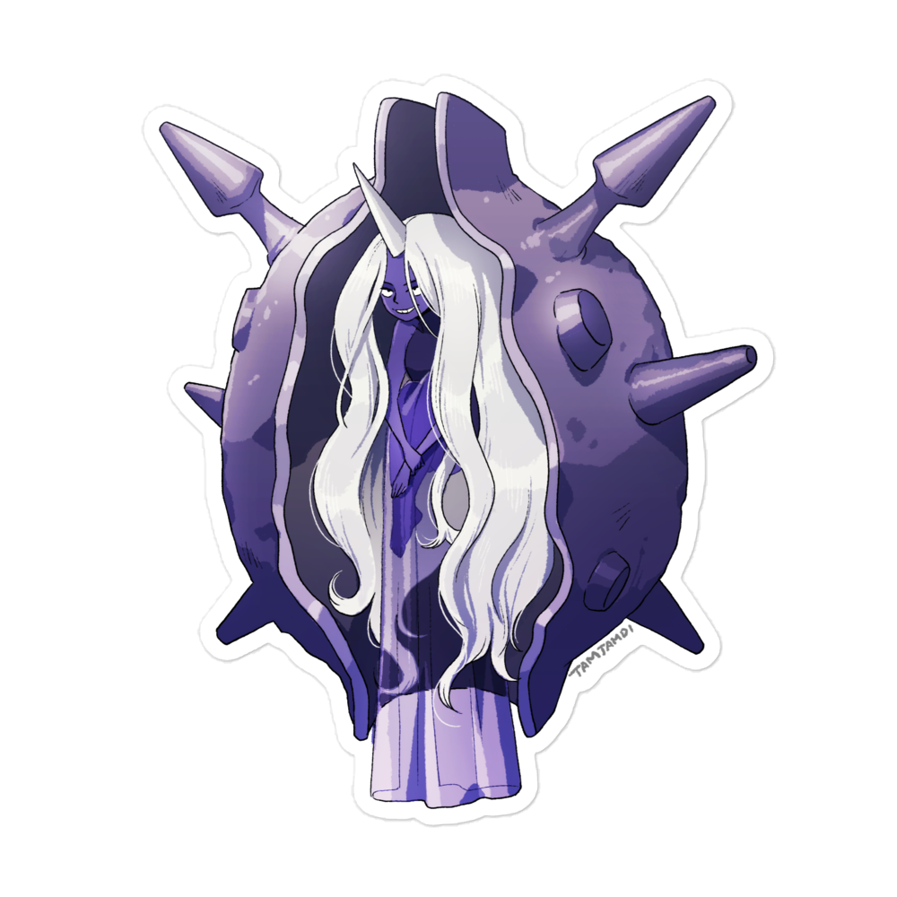091. Cloyster Gijinka Sticker