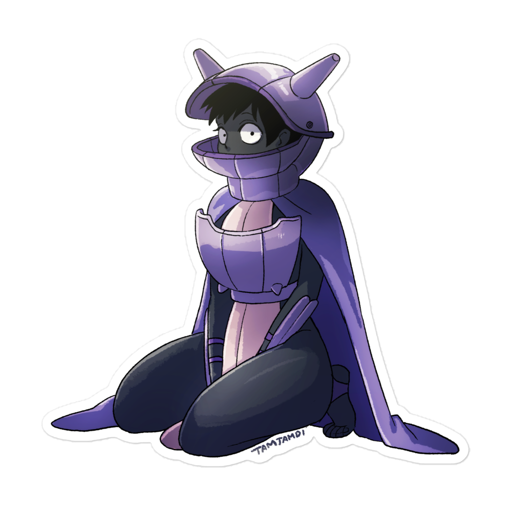 090. Shellder Gijinka Sticker