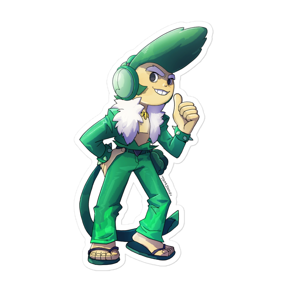 512. Simisage Gijinka Sticker