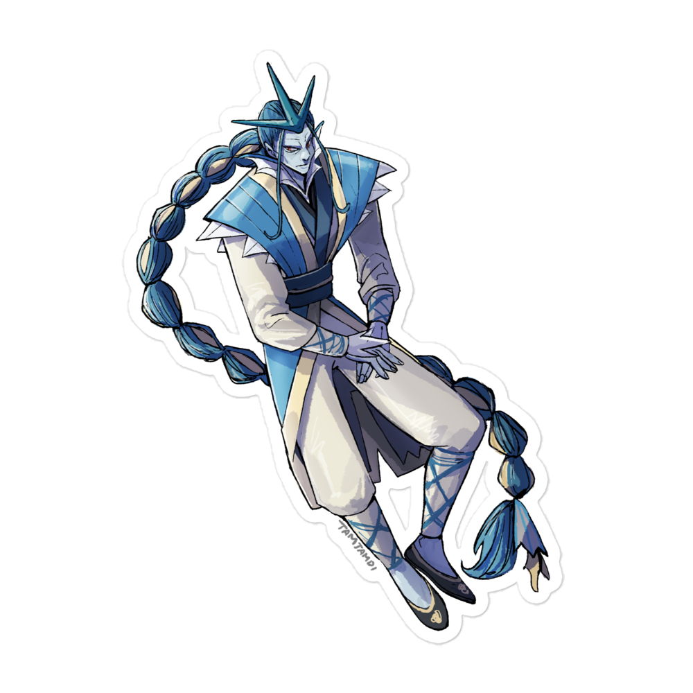 130. Gyarados Gijinka Sticker