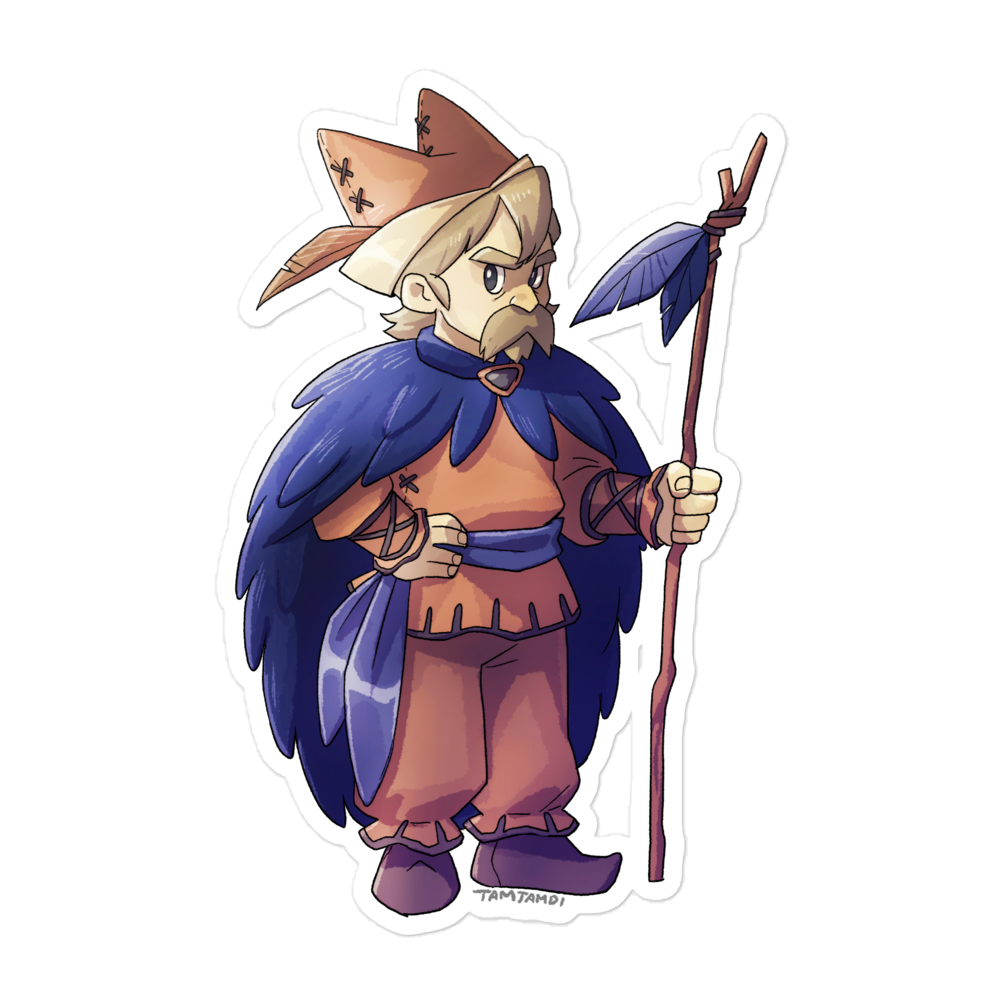 507. Herdier Gijinka Sticker