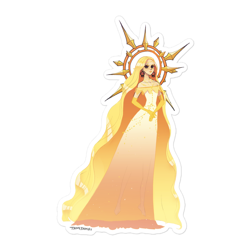 338. Solrock Gijinka Sticker