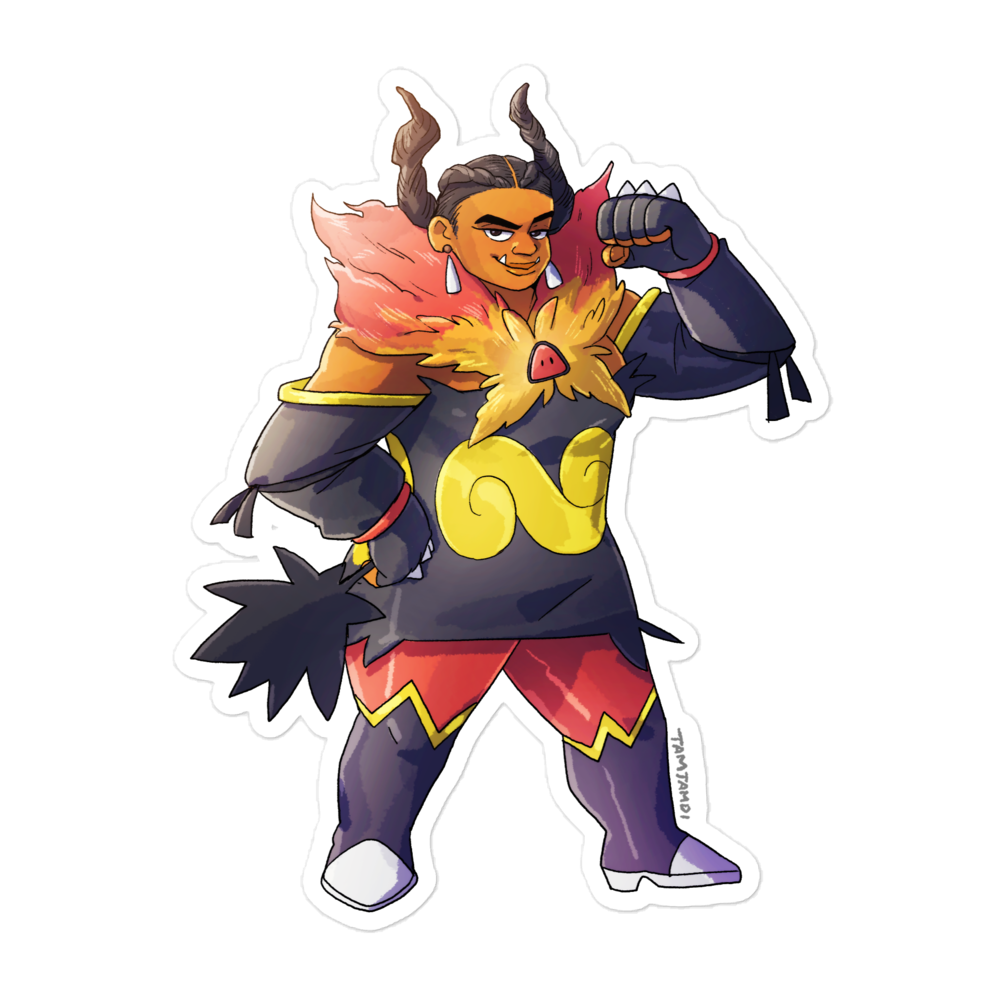 500. Emboar Gijinka Sticker