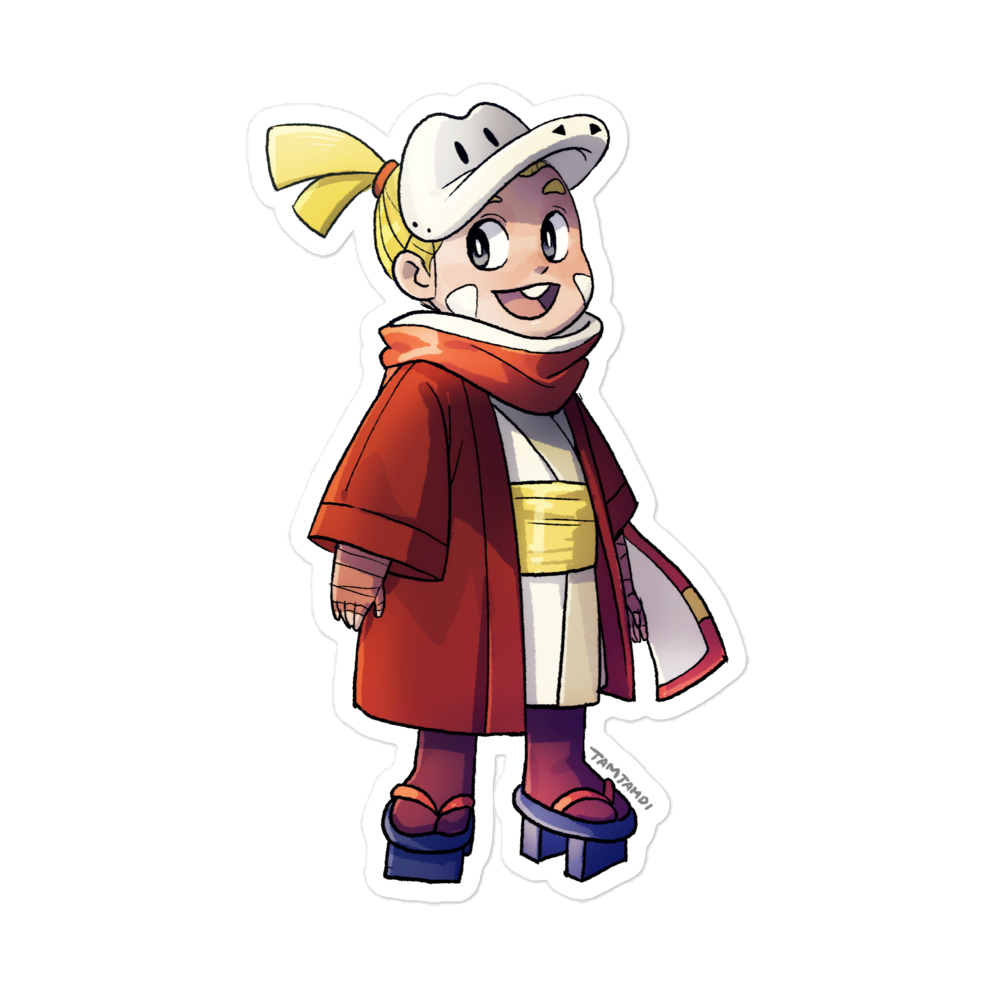 909.Fuecoco Gijinka Sticker