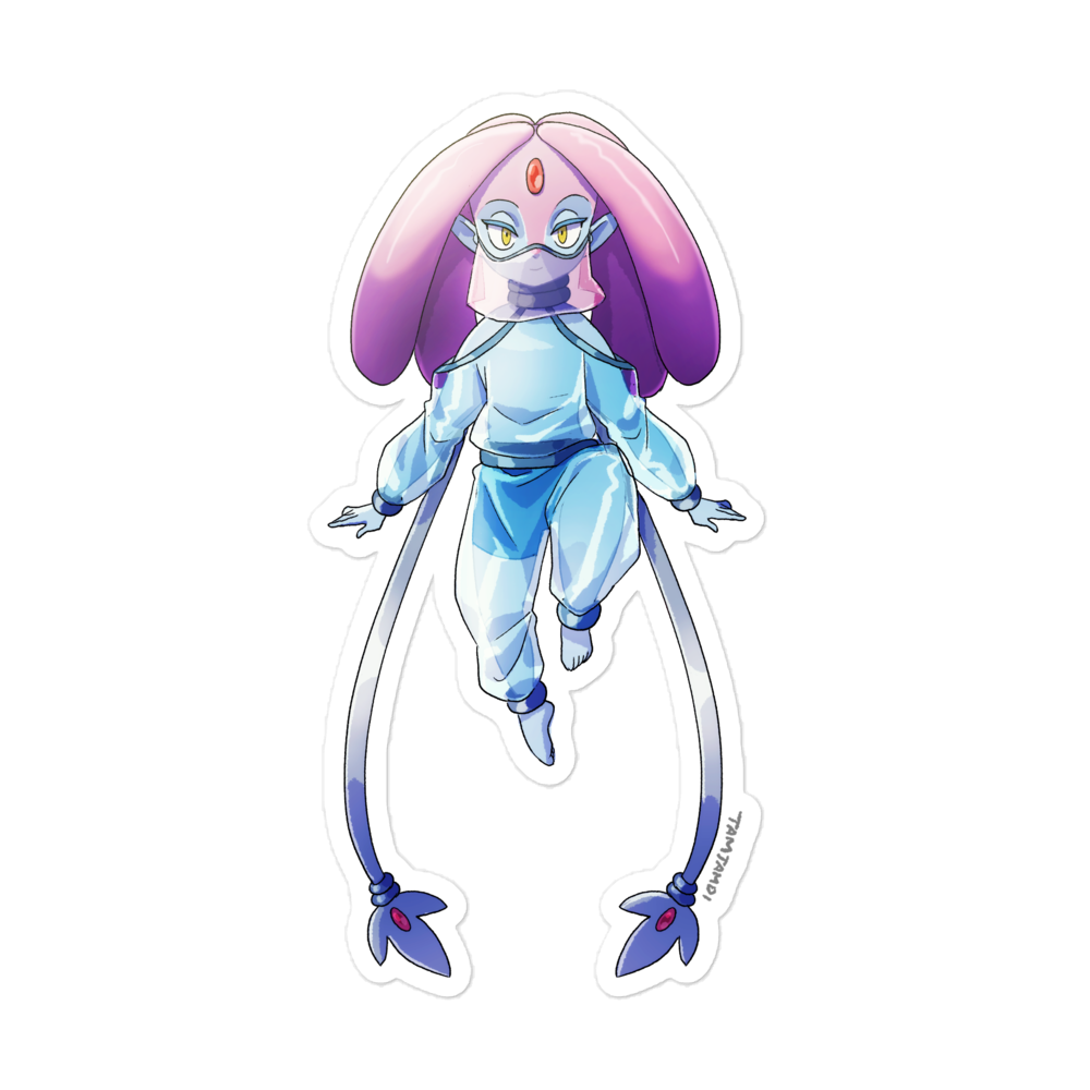 481. Mesprit Gijinka Sticker