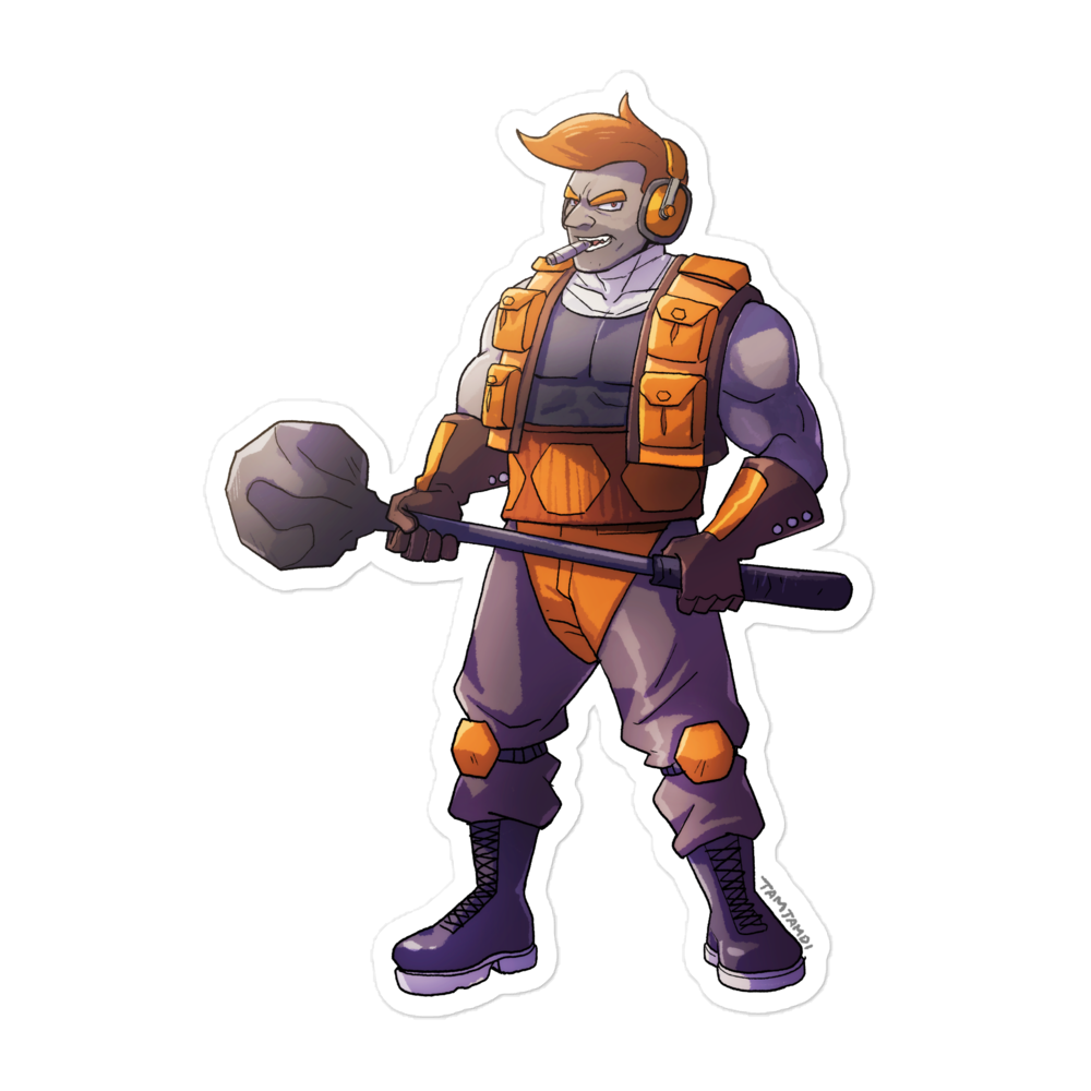 464. Rhyperior Gijinka Sticker