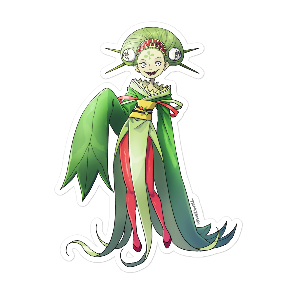455. Carnivine Gijinka Sticker