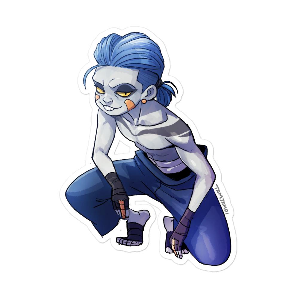 453. Croagunk Gijinka Sticker