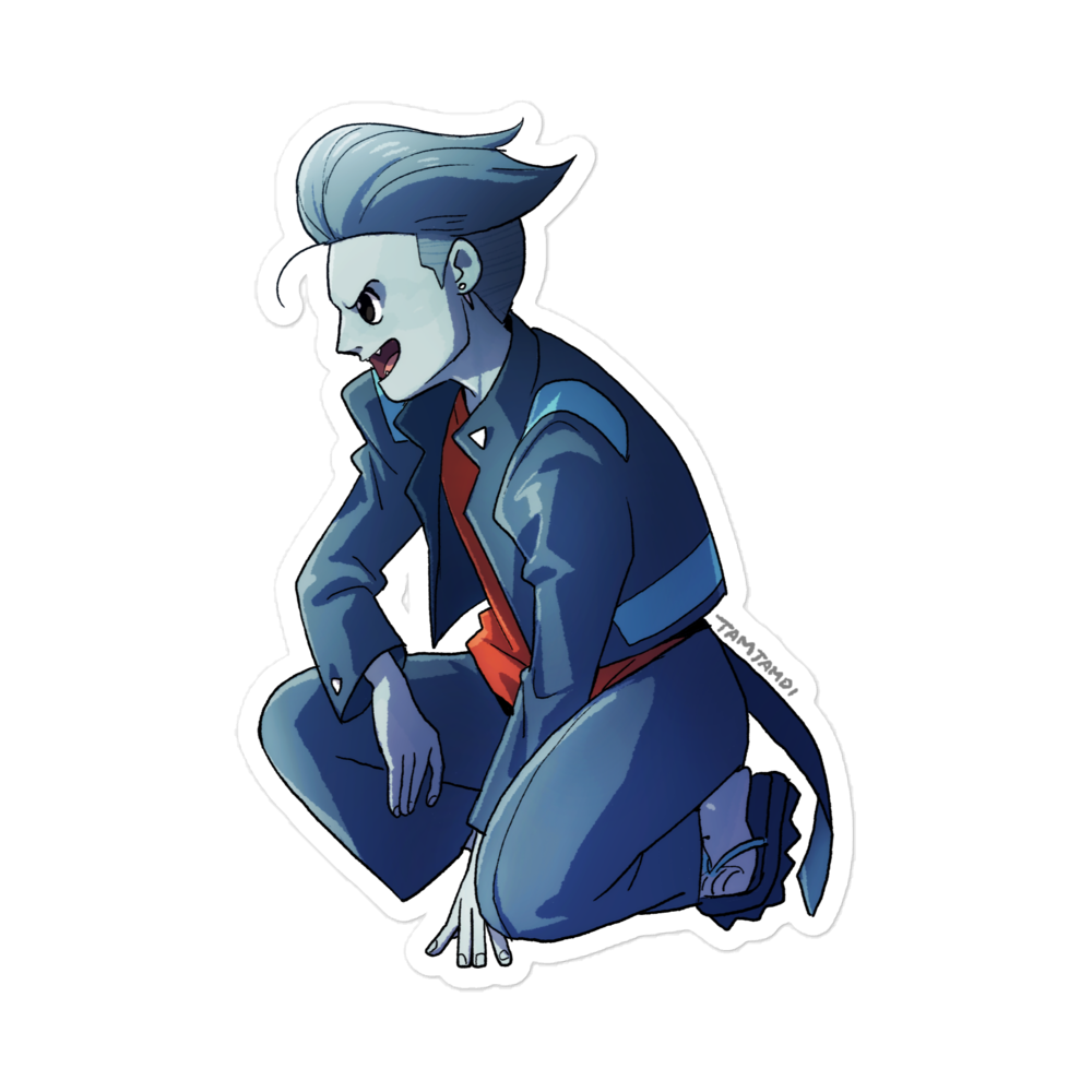 443. Gible Gijinka Sticker