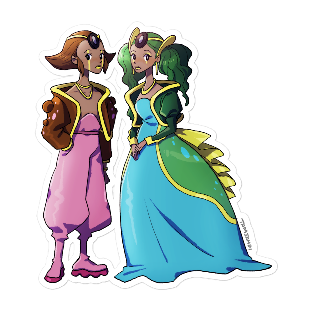 423. Gastrodon Gijinka Sticker