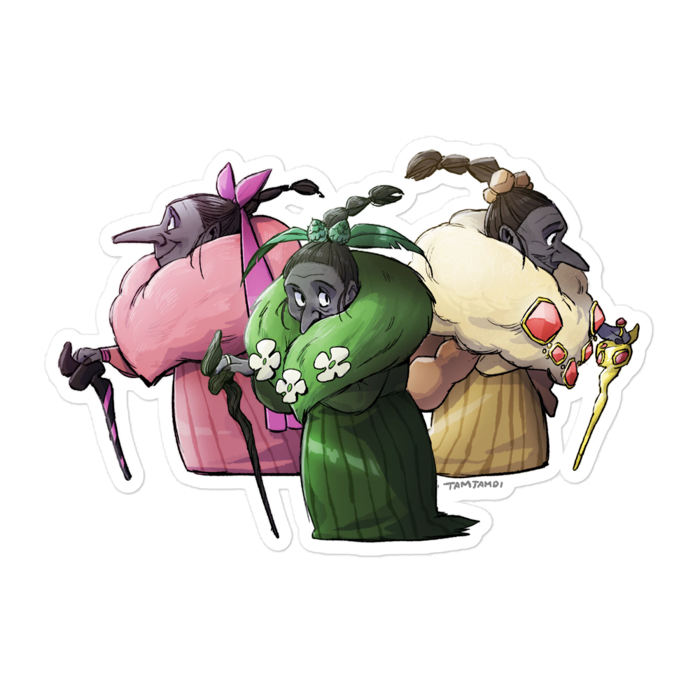 413. Wormadam Gijinka Sticker