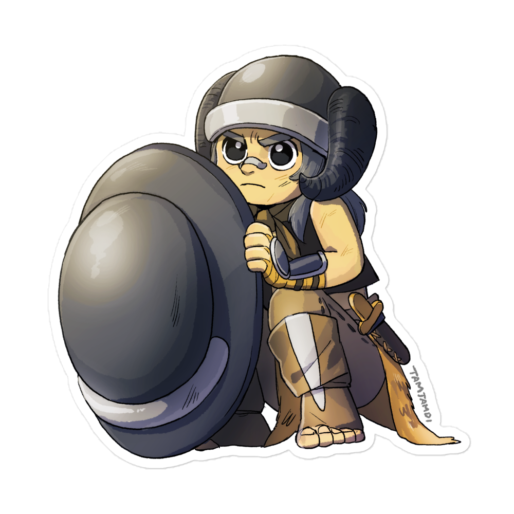 410. Shieldon Gijinka Sticker