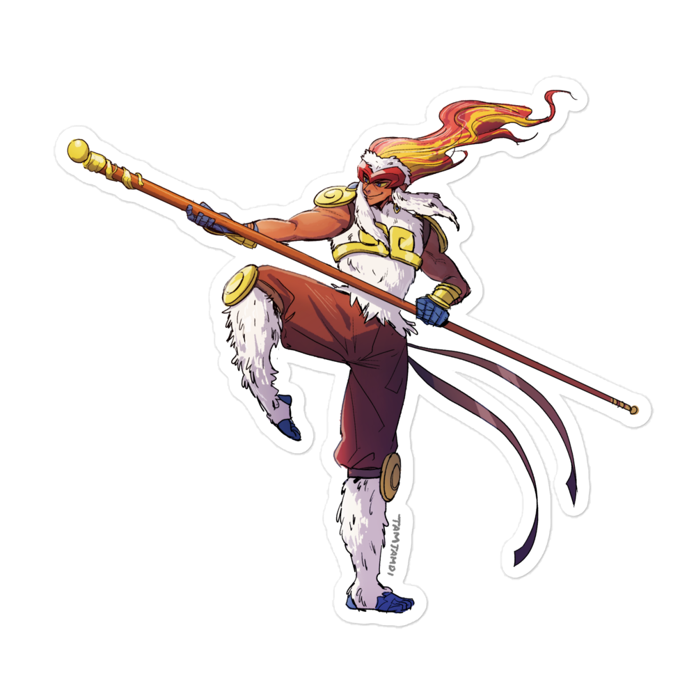 392. Infernape Gijinka Sticker
