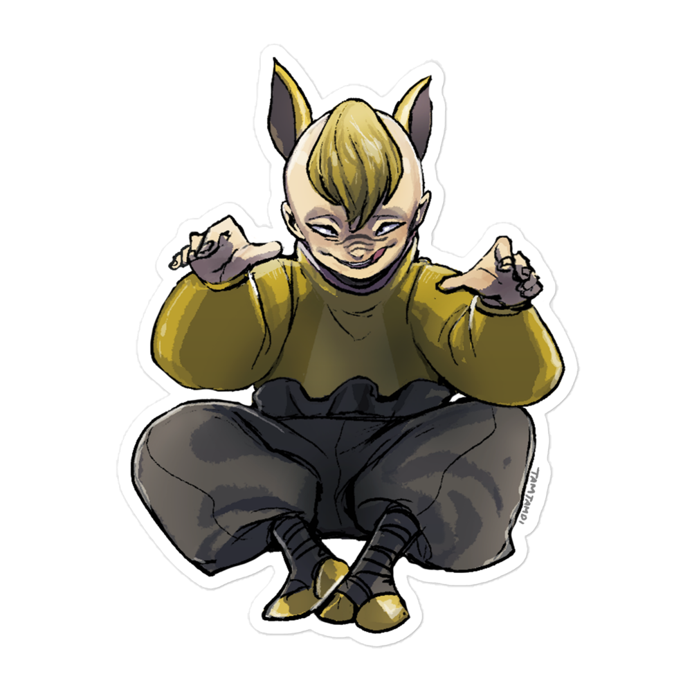 096. Drowzee Gijinka Sticker