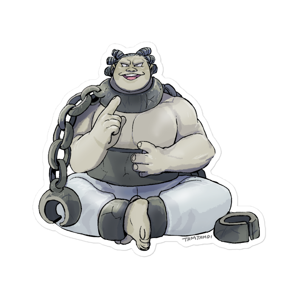 075.Graveler Gijinka Sticker