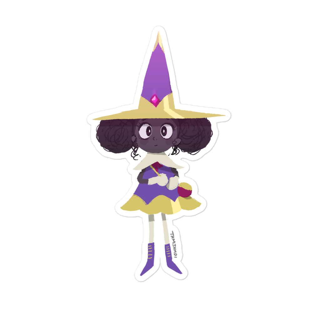 Little witch sticker
