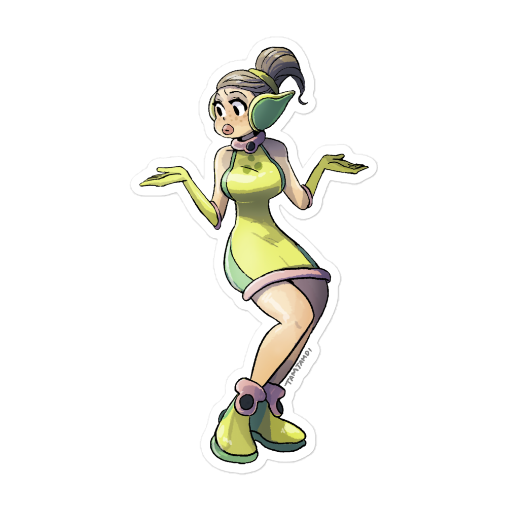 070.Weepinbell Gijinka Sticker