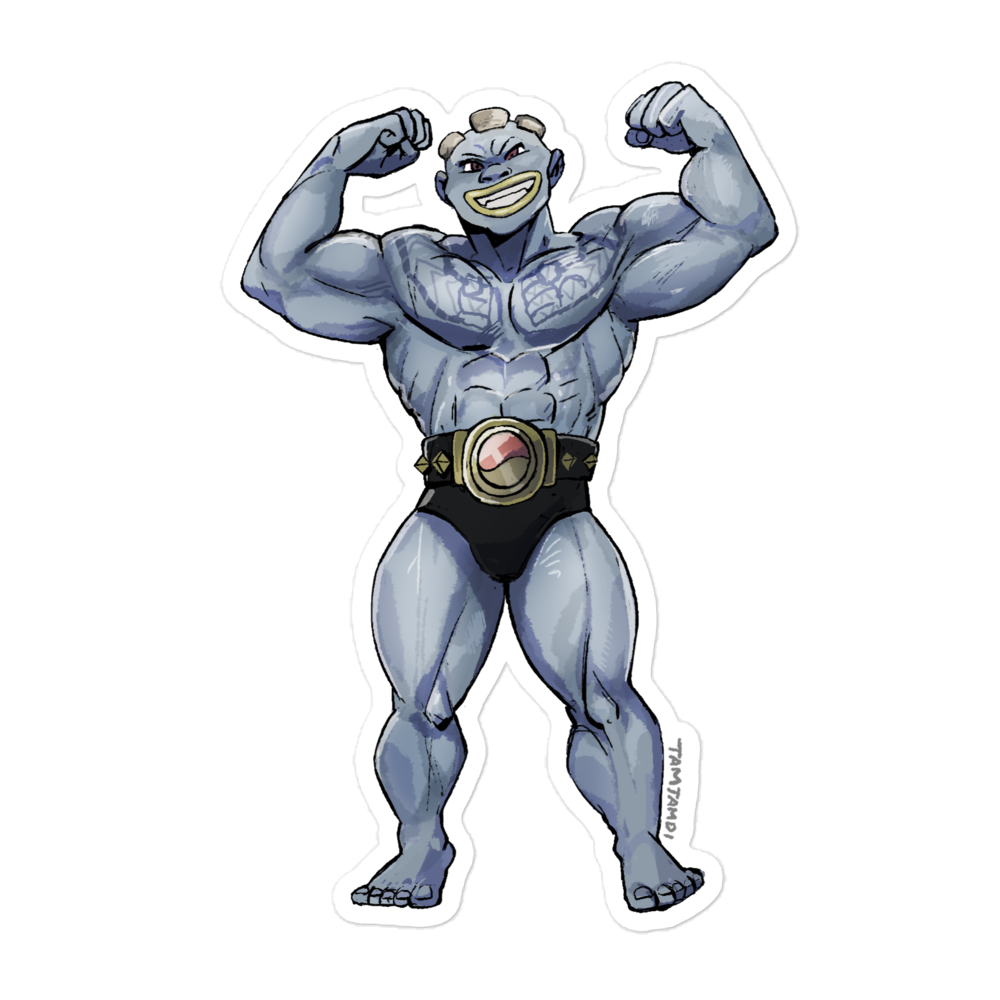 068.Machamp Gijinka Sticker