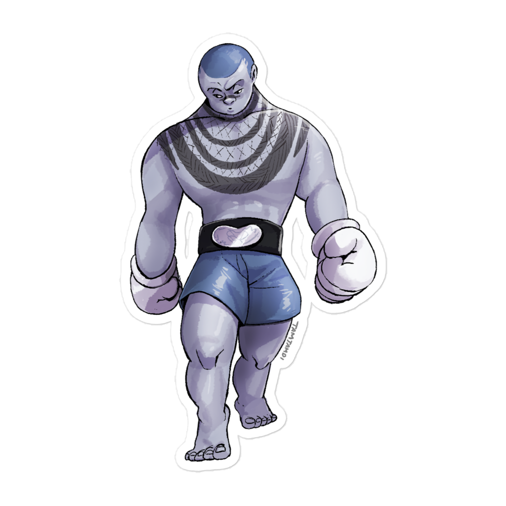 062.Poliwrath Gijinka Sticker