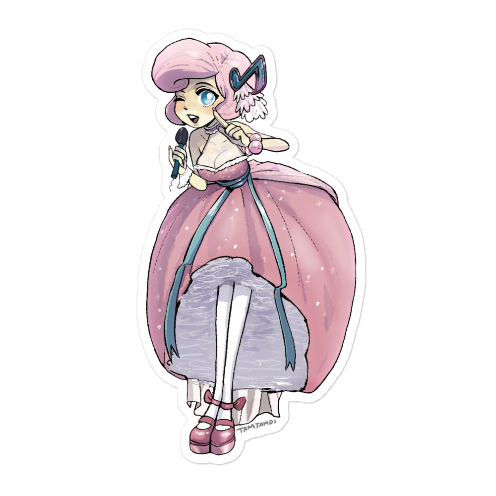 039.Jigglypuff Gijinka Sticker