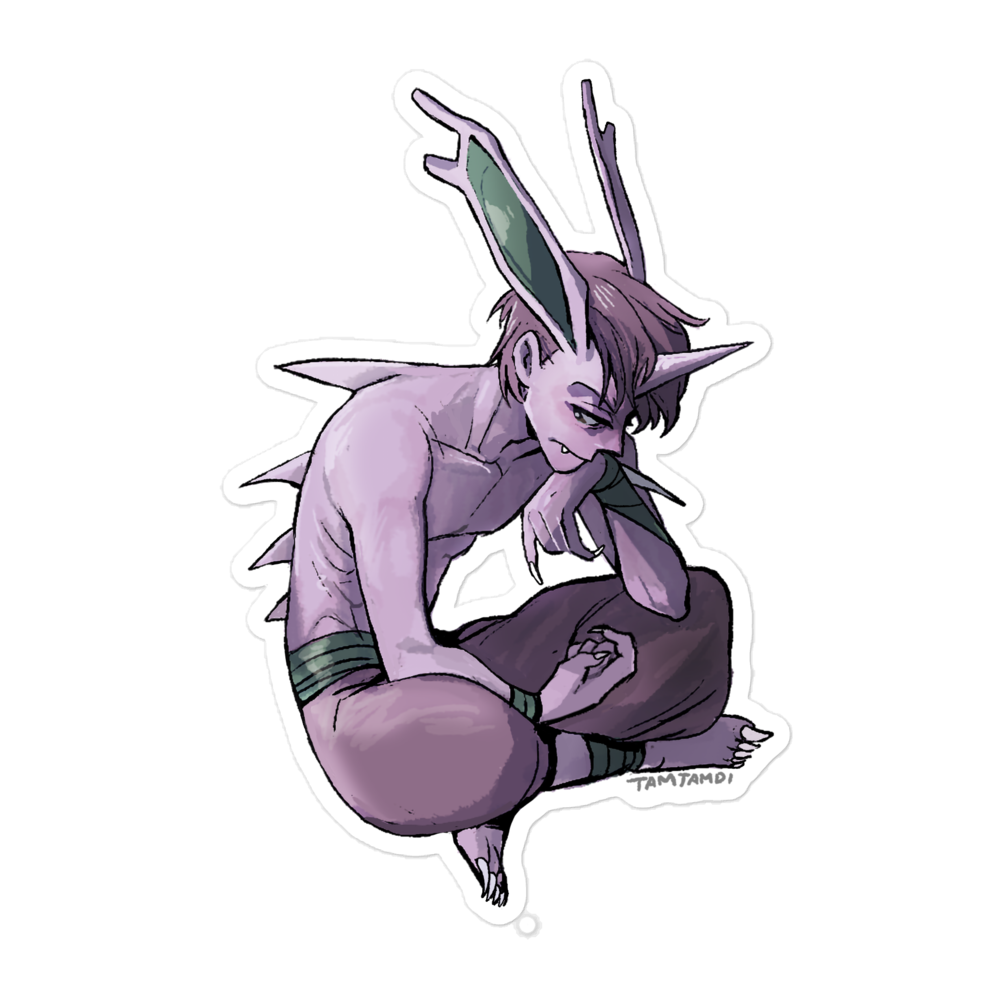 033.Nidorino Gijinka Sticker