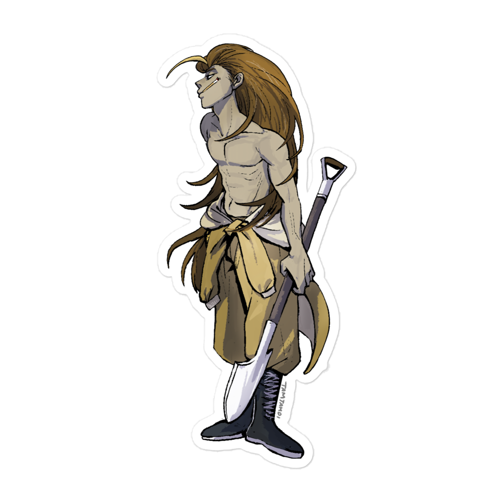 028.Sandslash Gijinka Sticker