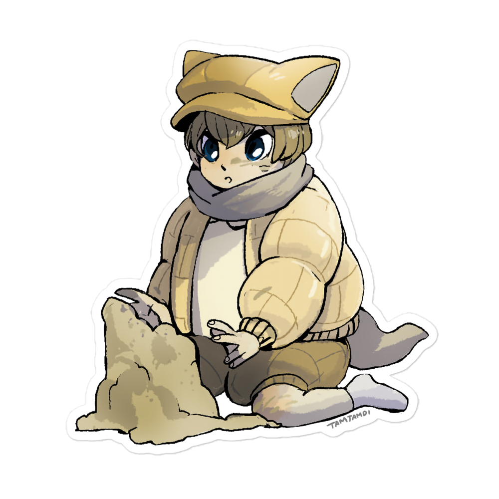 027.Sandshrew Gijinka Sticker