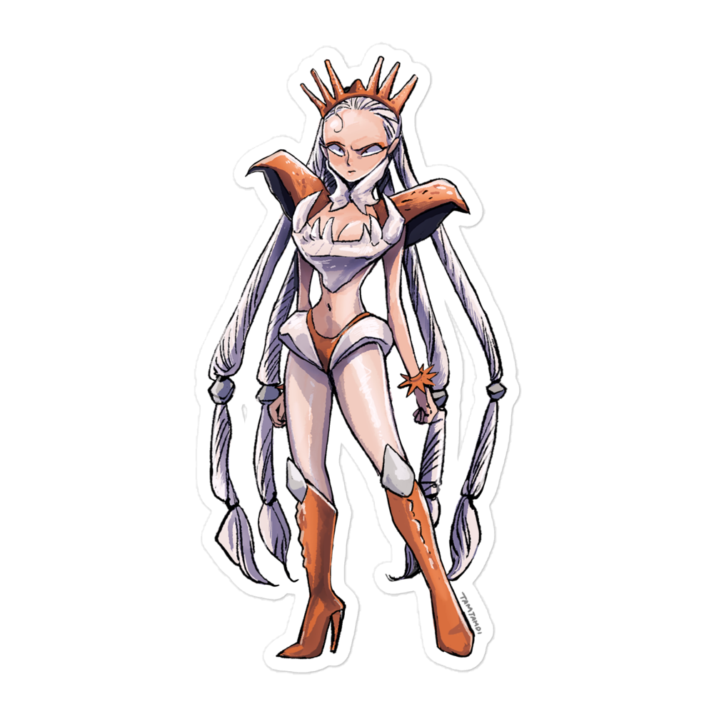 099. Kingler Gijinka Sticker