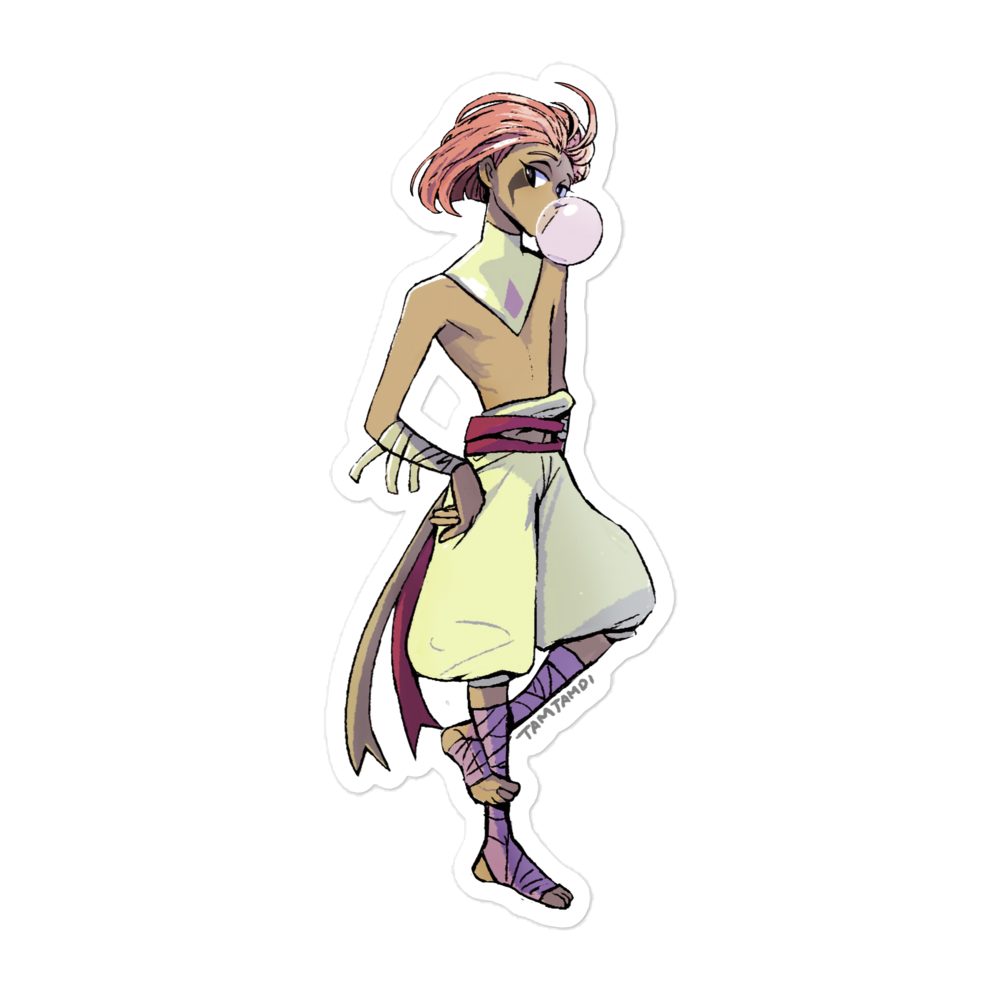 017.Pidgeotto Gijinka Sticker