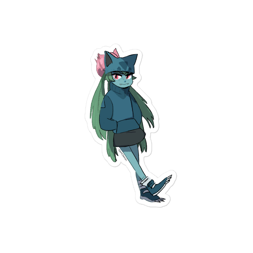 002.Ivysaur Gijinka Sticker