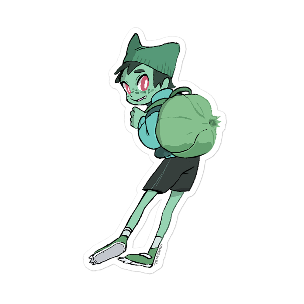 001.Bulbasaur Gijinka Sticker