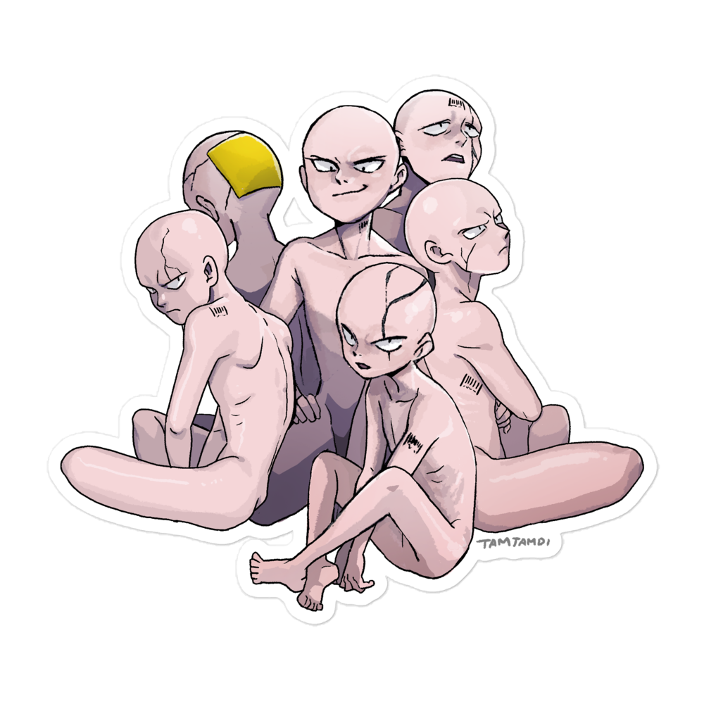 102. Exeggcute Gijinka Sticker