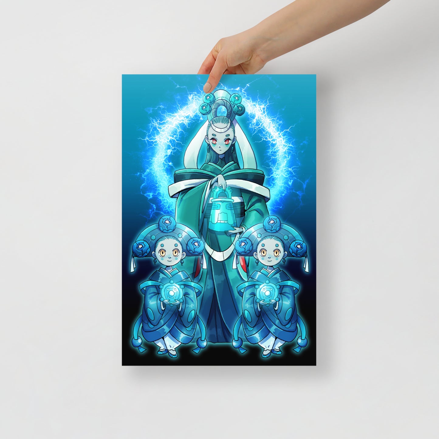 436. Bronzor & Bronzong Gijinka Poster