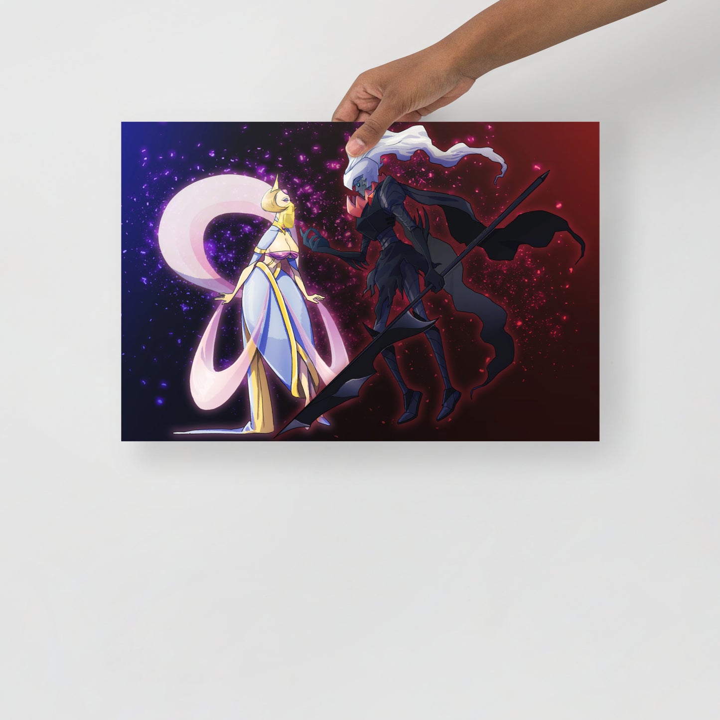 488.Cresselia & Darkrai Gijinka Poster