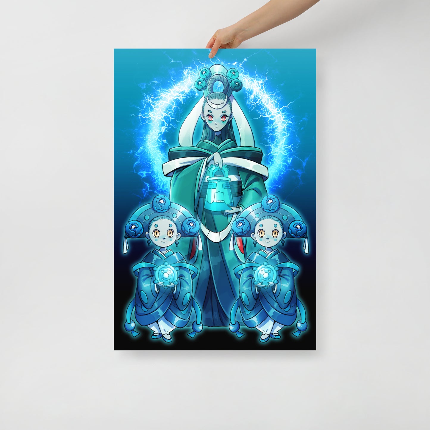 436. Bronzor & Bronzong Gijinka Poster