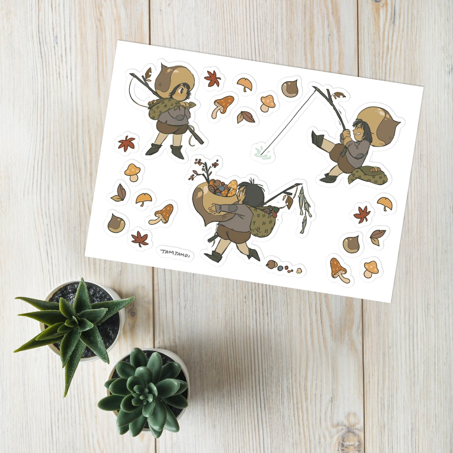 Chestnut Girl Sticker