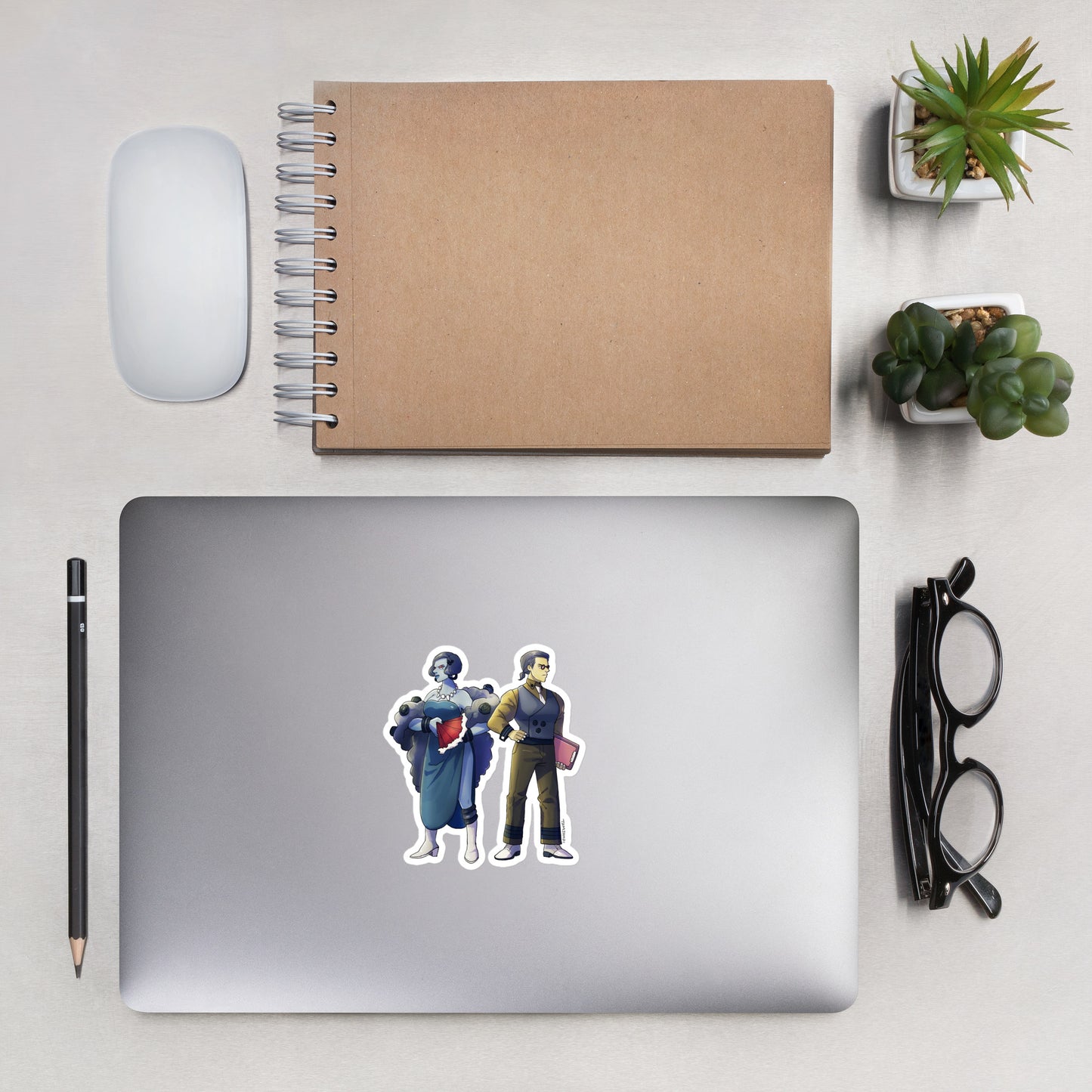 450. Hippowdon Gijinka Sticker