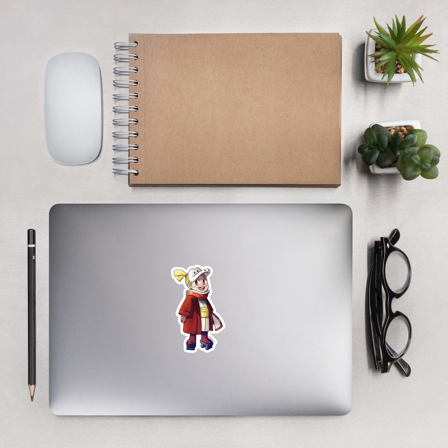 909.Fuecoco Gijinka Sticker