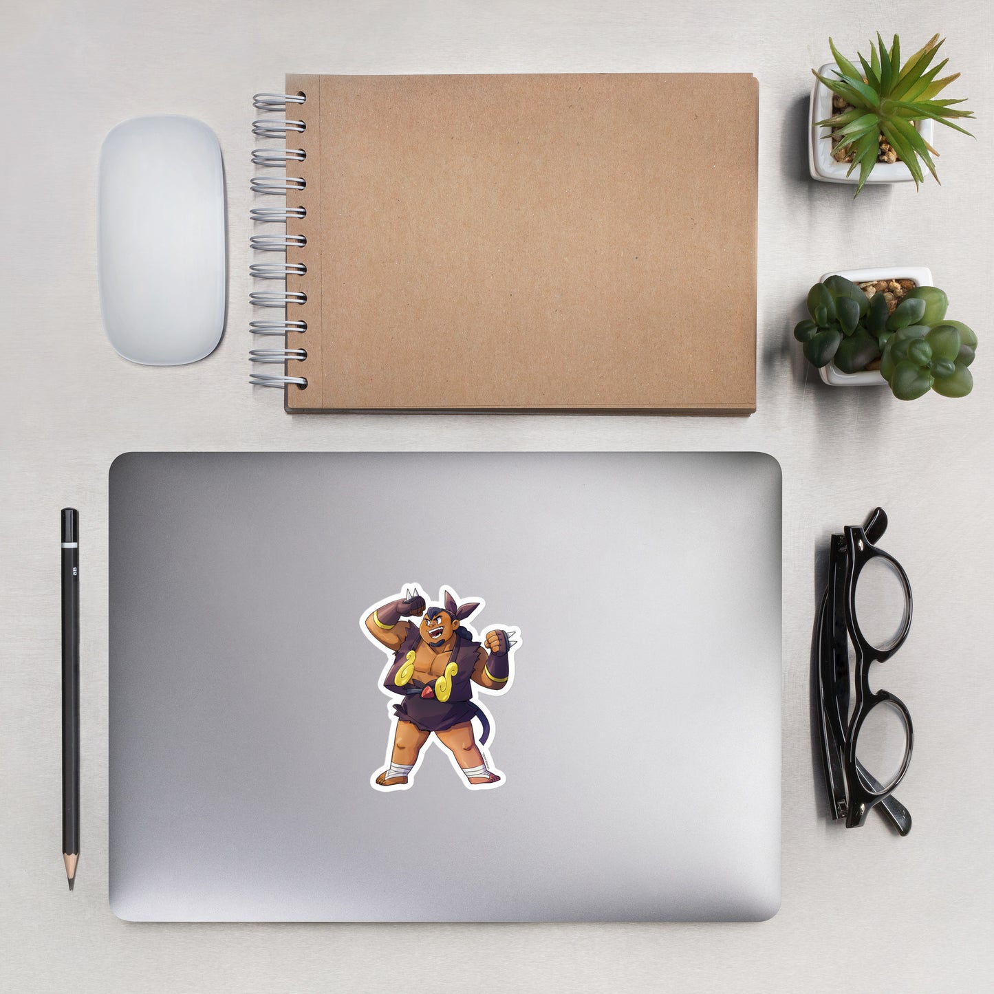 499. Pignite Gijinka Sticker