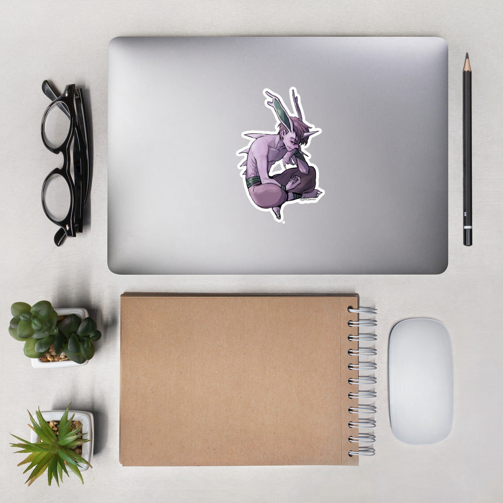 033.Nidorino Gijinka Sticker