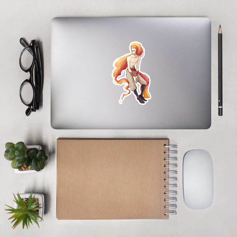 078.Rapidash Gijinka Sticker