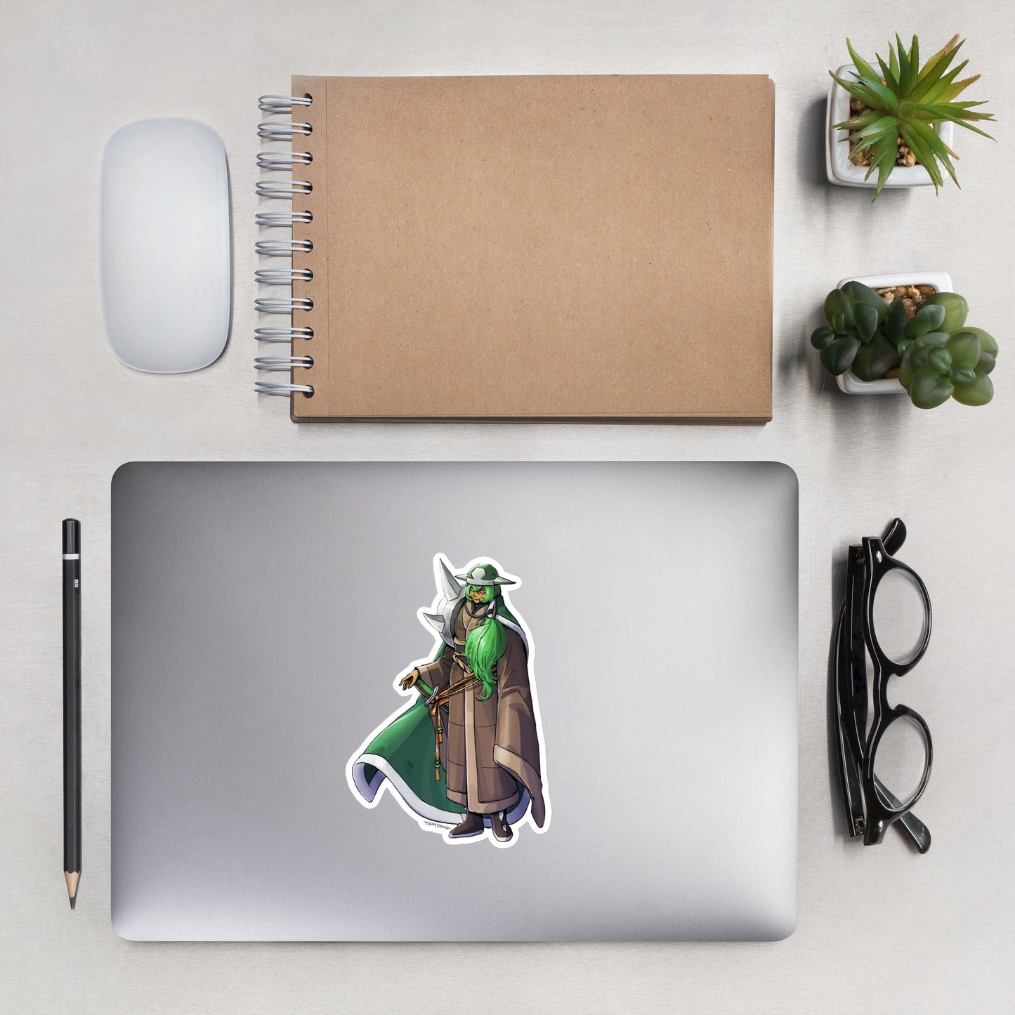 389. Torterra Gijinka Sticker
