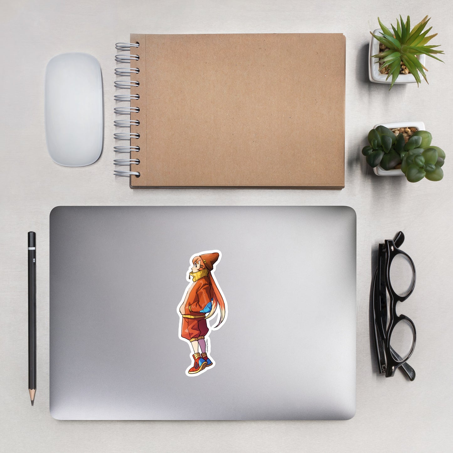 418. Buizel Gijinka Sticker