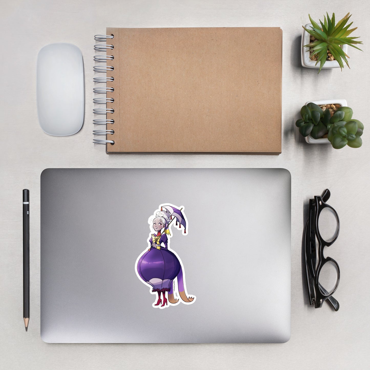 426. Drifblim Gijinka Sticker