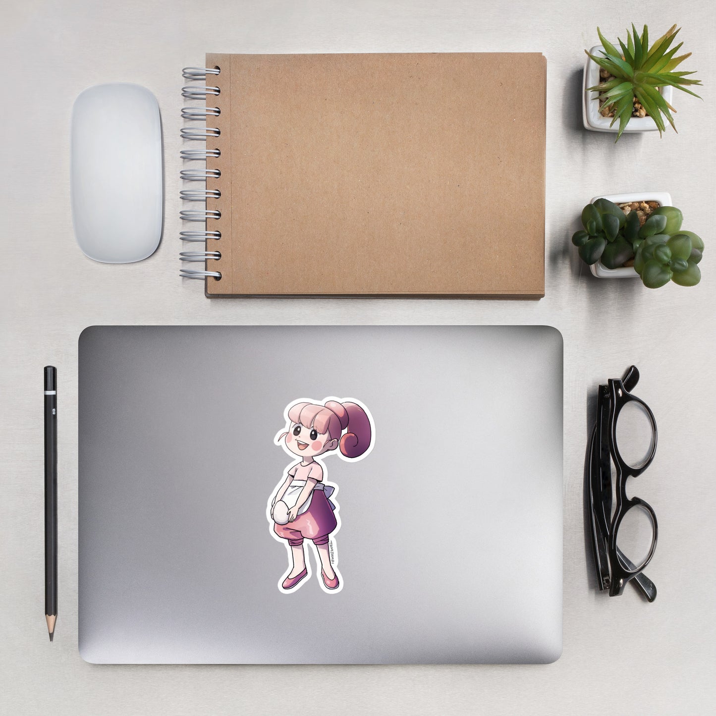 440. Happiny Gijinka Sticker
