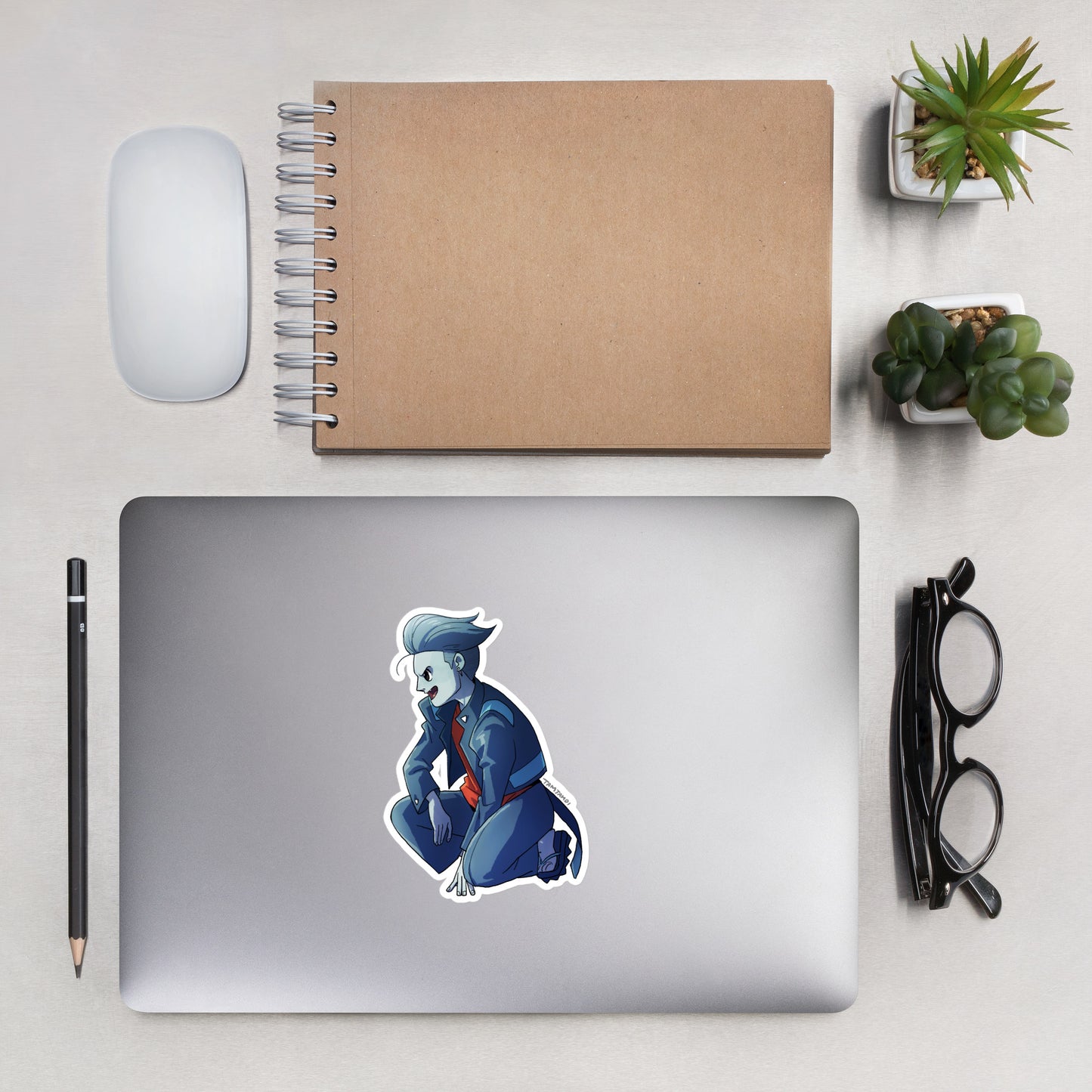 443. Gible Gijinka Sticker