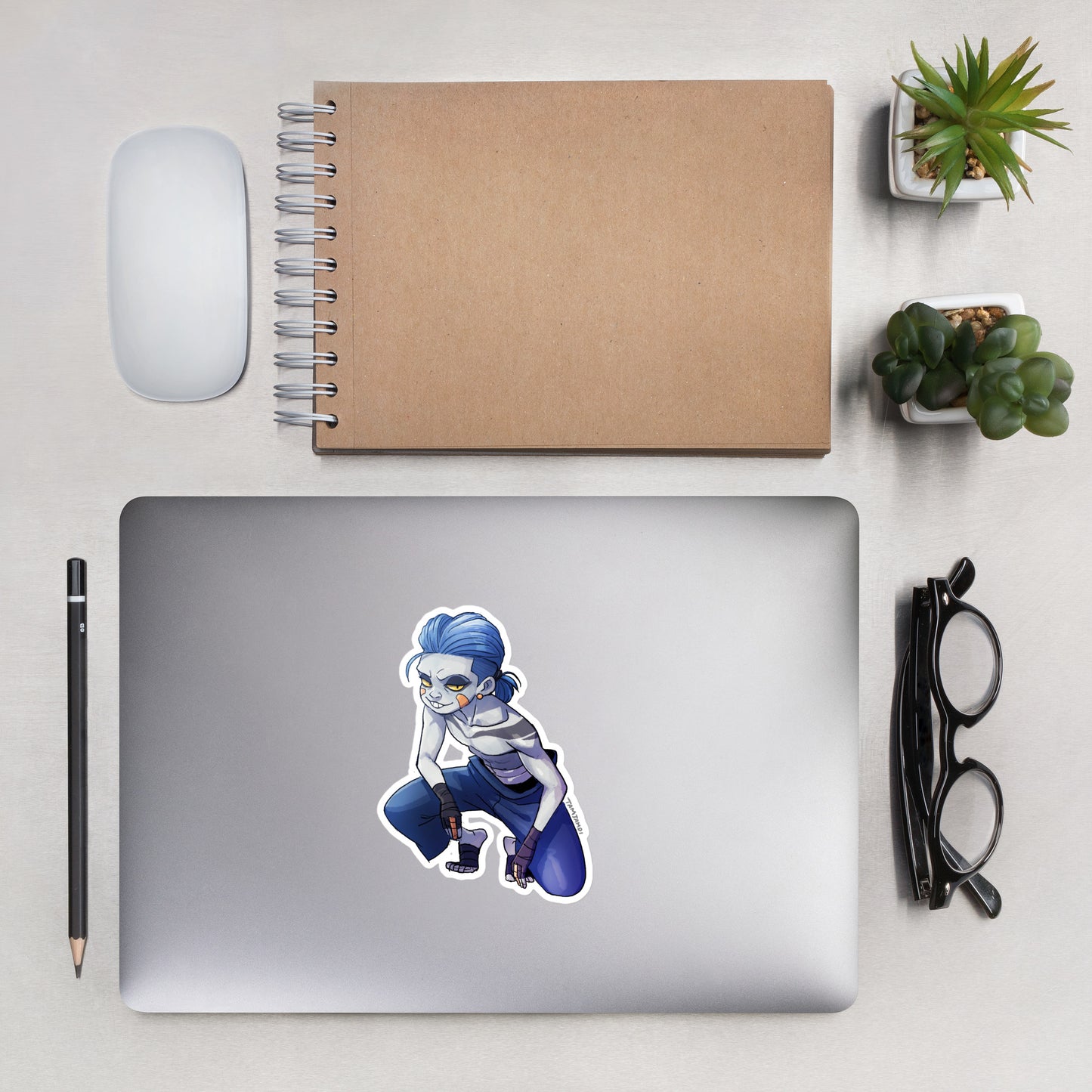 453. Croagunk Gijinka Sticker